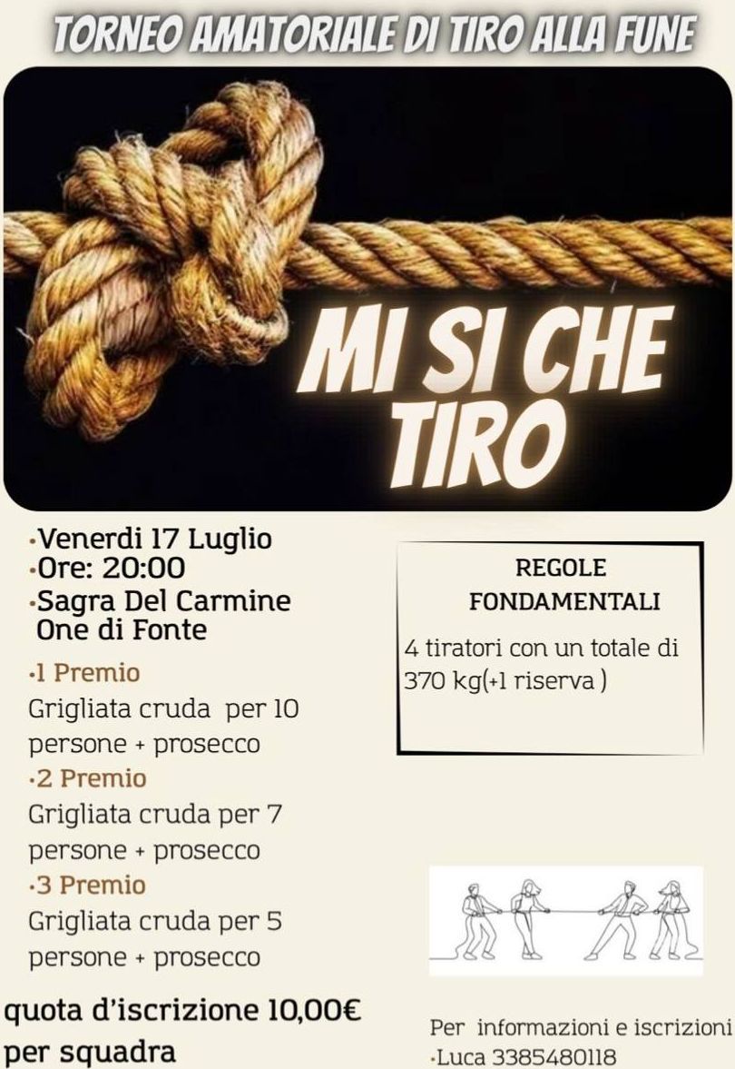 Torneo Amatoriale di Tiro alla Fune