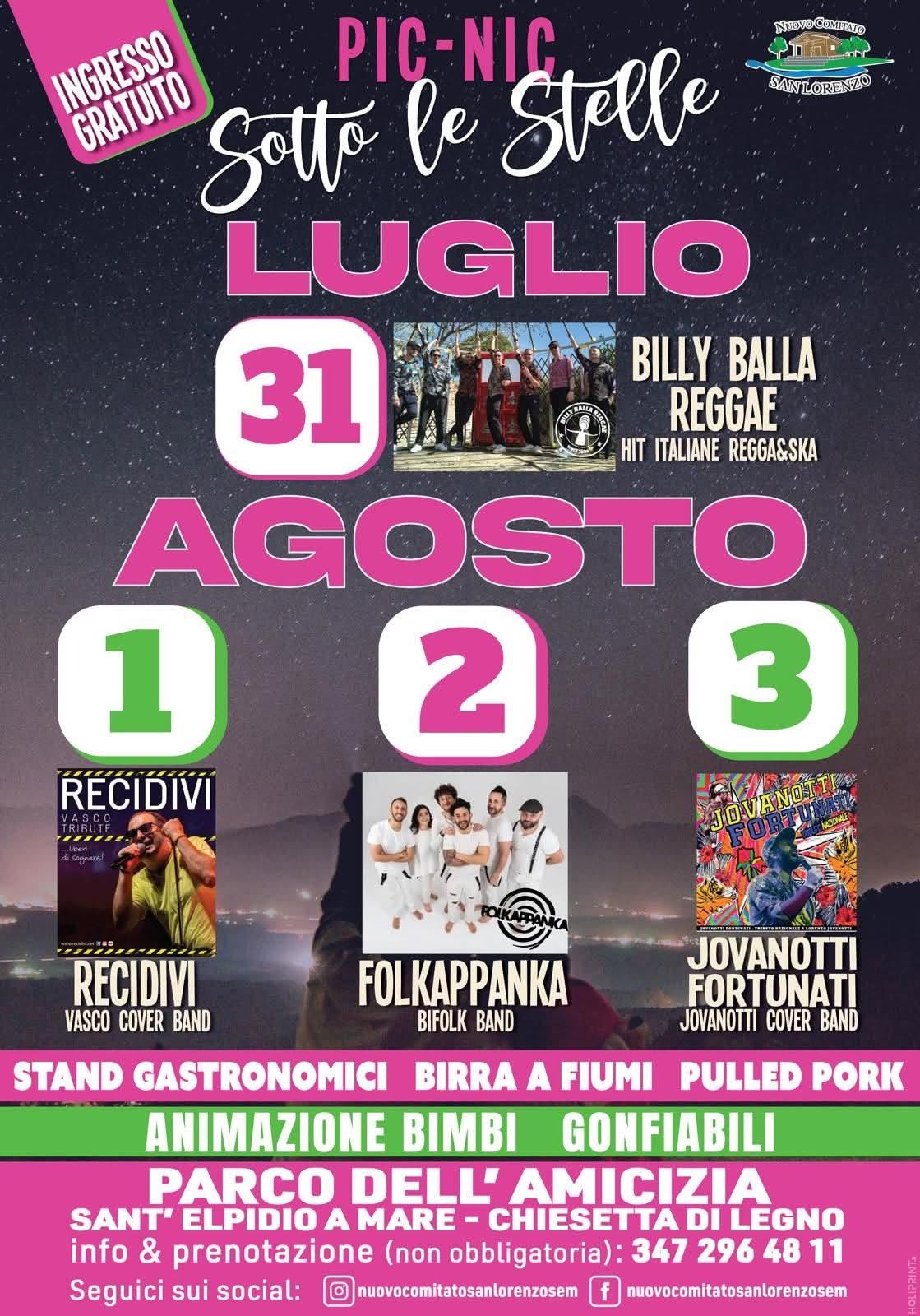 Pic-nic Sotto le Stelle