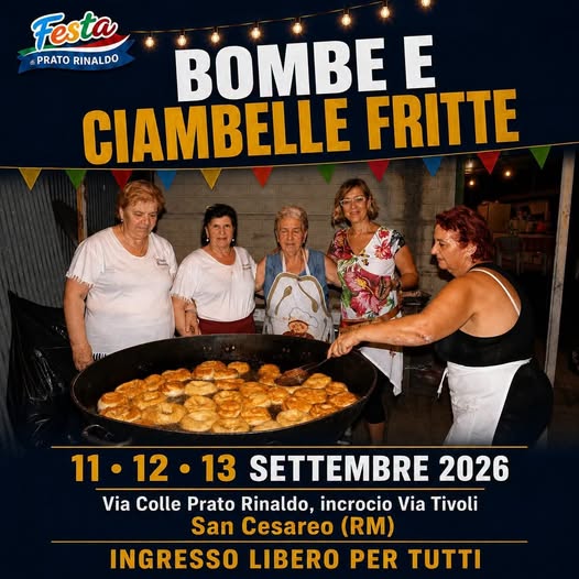Festa Bombe e Ciambelle Fritte