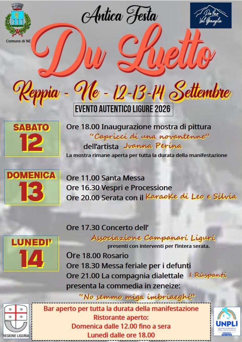 Antica Festa du Luetto
