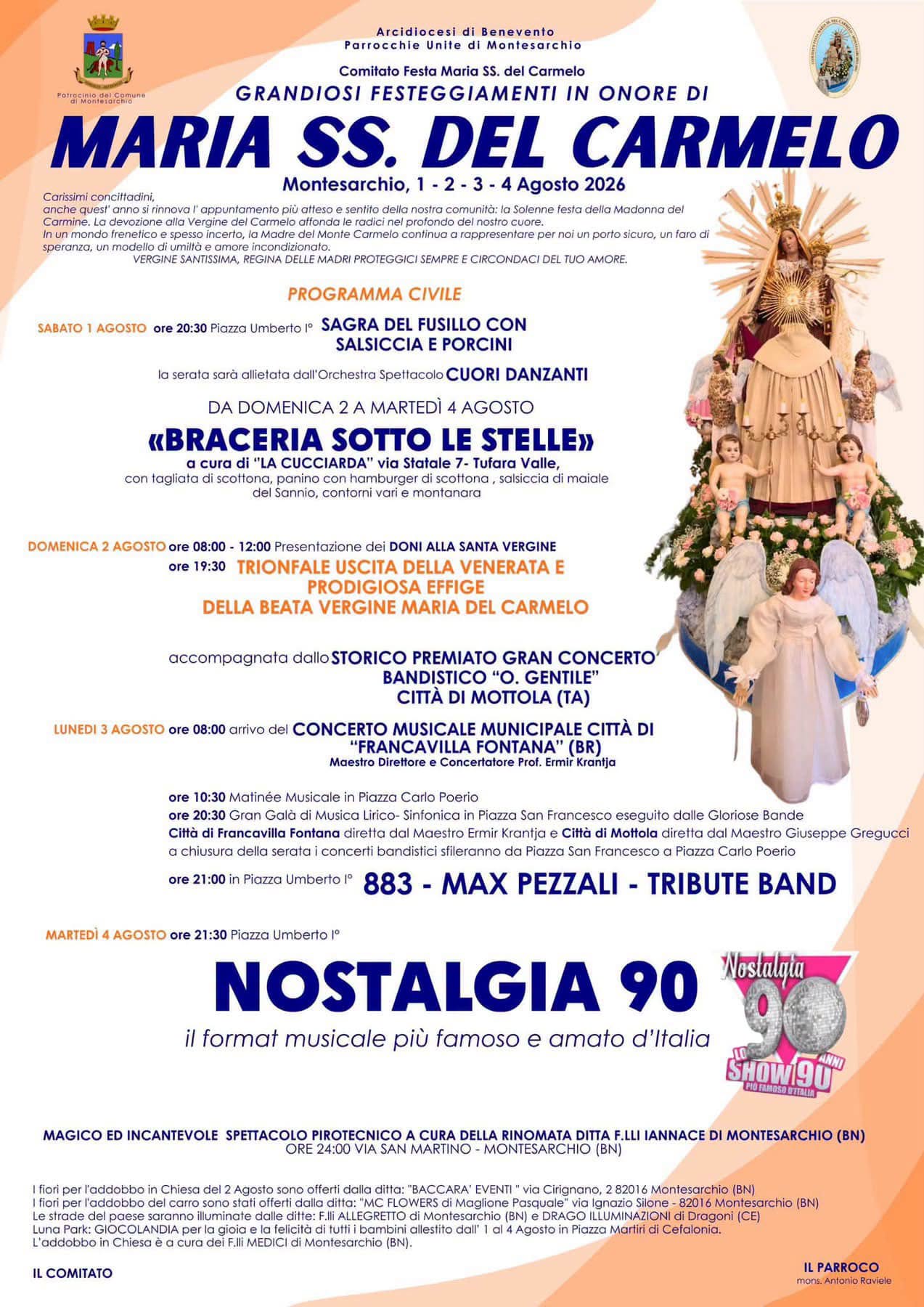 Festeggiamenti in Onore di Maria SS. del Carmelo