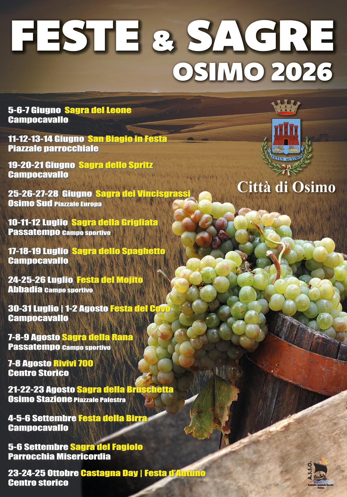 Feste & Sagre Osimo 2026