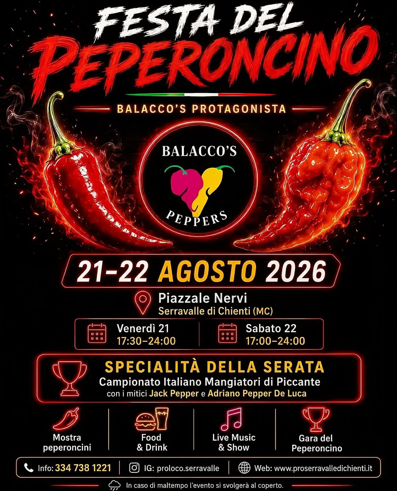 Festa del Peperoncino Balacco's Peppers