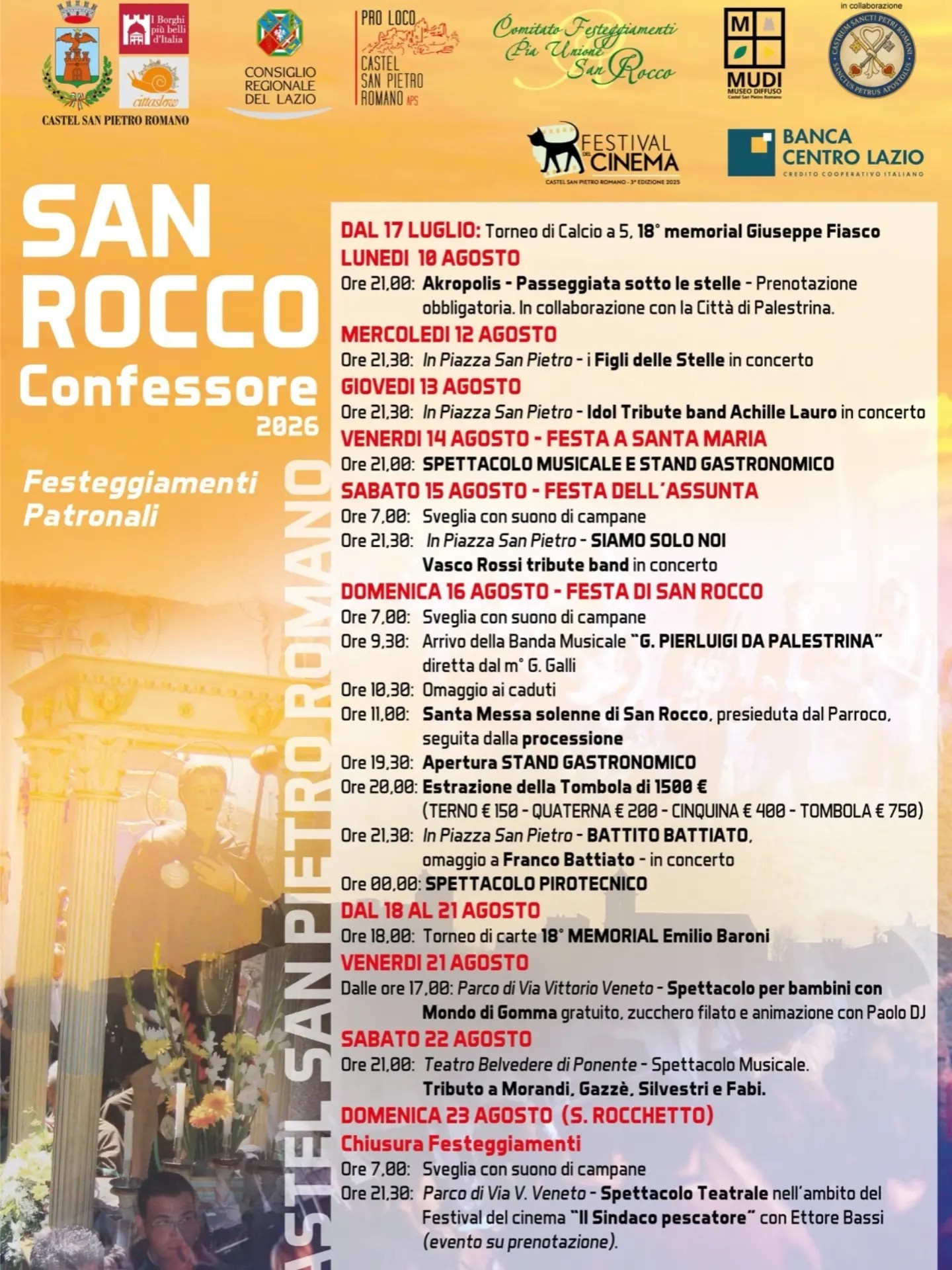 Festeggiamenti Patronali San Rocco