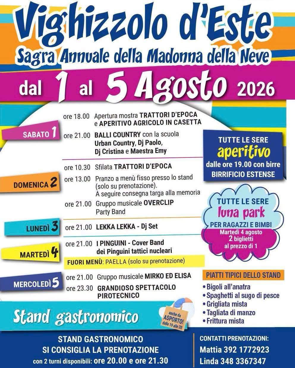 Sagra Annuale della Madonna della Neve
