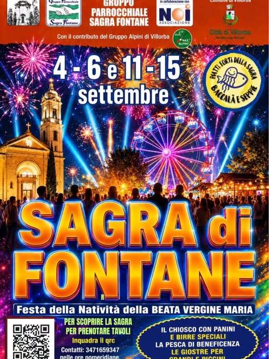 Sagra di Fontane - Festa della Natività della Beata Vergine Maria