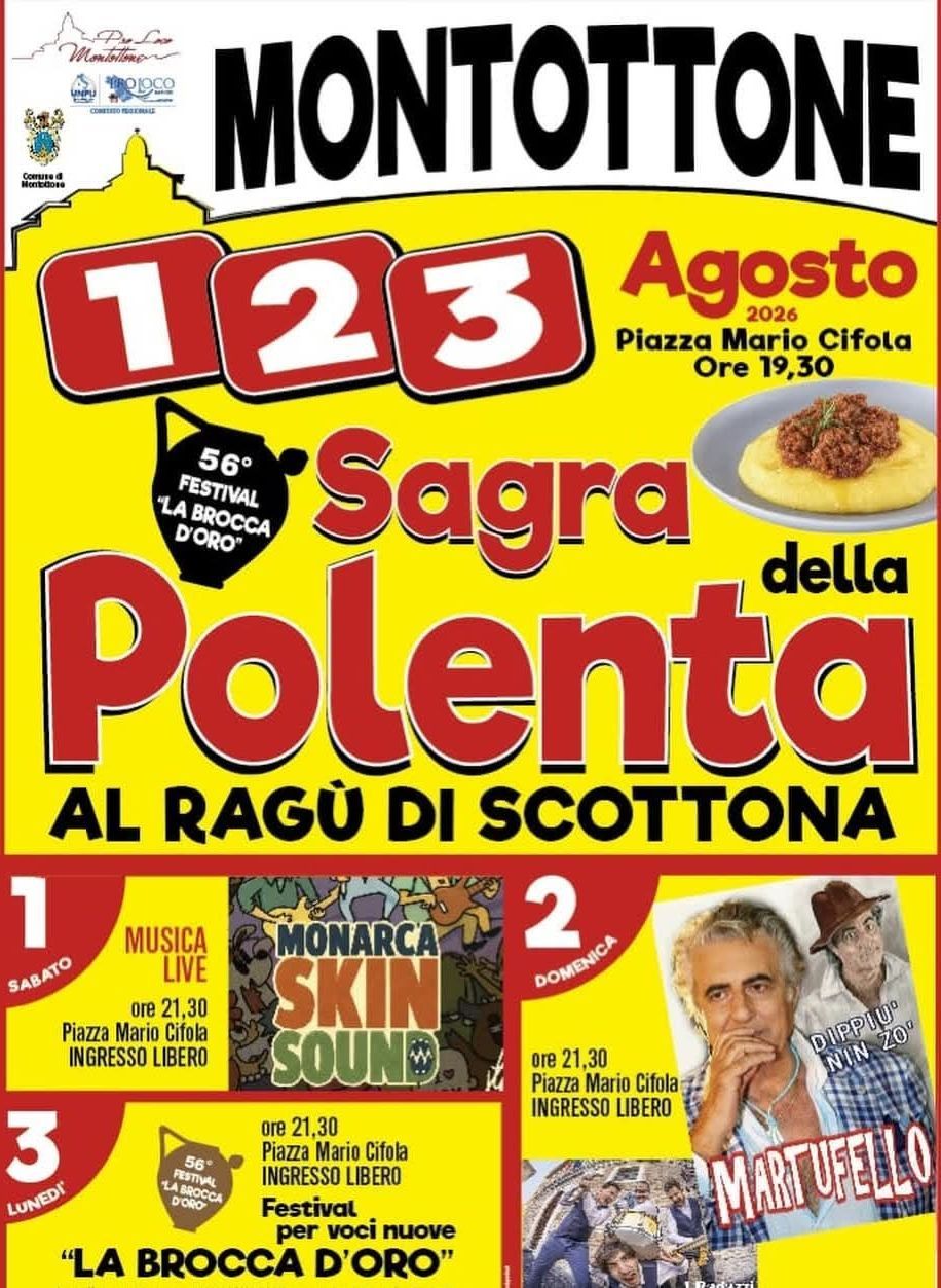 Festival La Brocca d'Oro e Sagra della Polenta