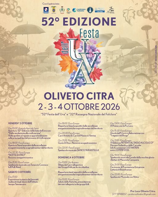 Festa dell'Uva in Oliveto Citra