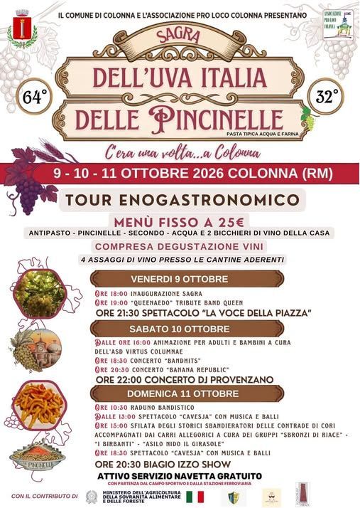 Sagra dell'Uva Italia e delle Pincinelle
