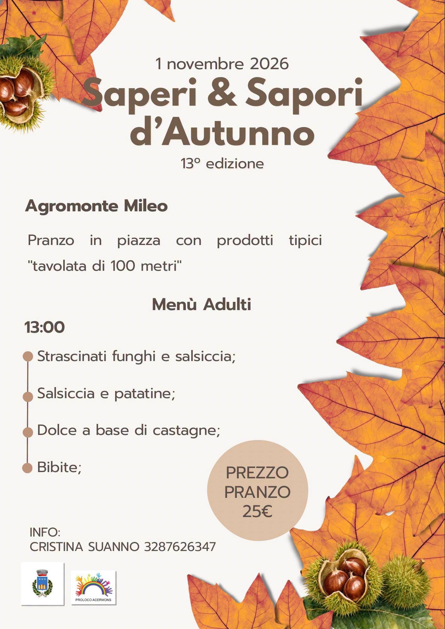 Saperi & Sapori d'Autunno