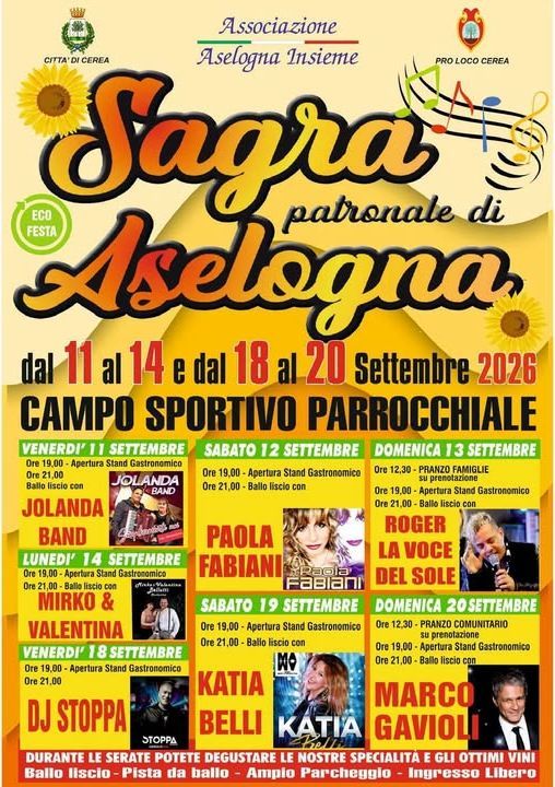 Sagra patronale di Aselogna