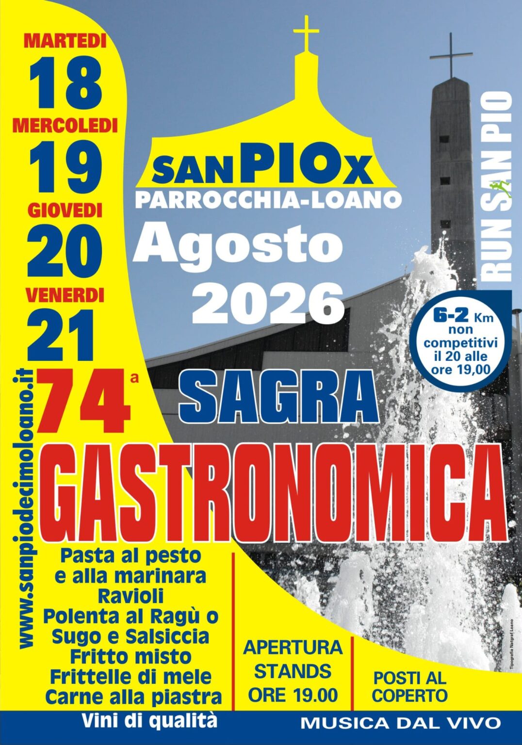 74° Sagra Gastronomica di San Pio X