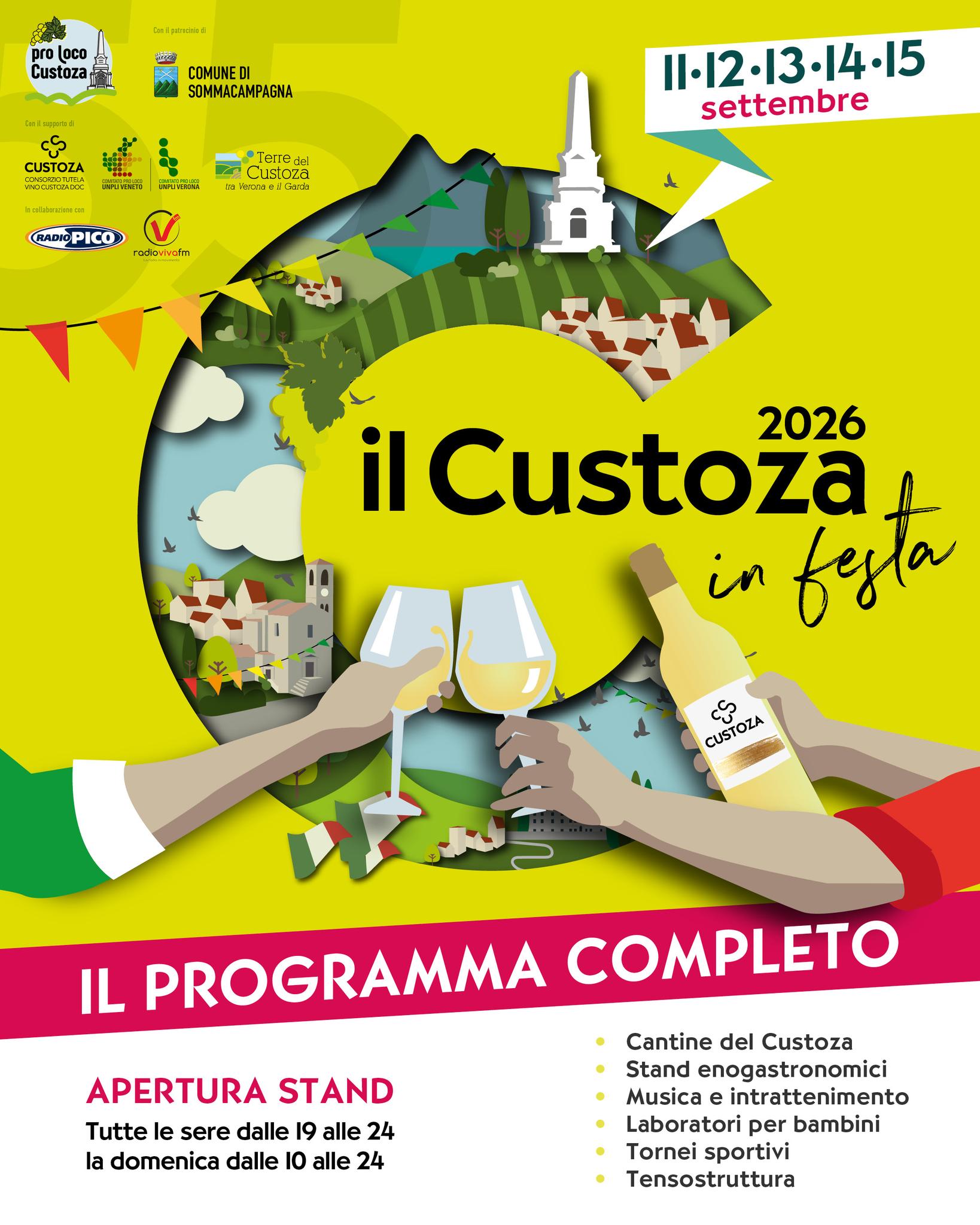 il Custoza in festa