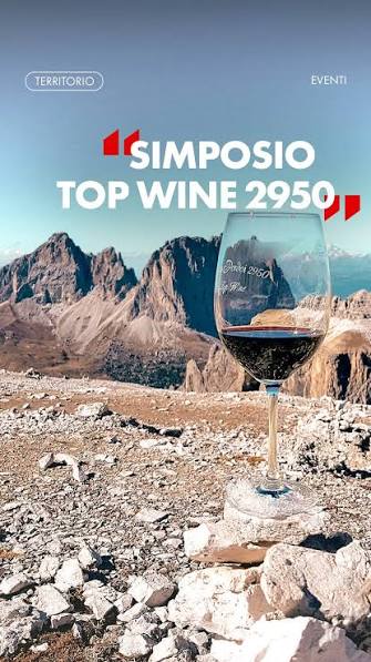 26° Simposio top wine 2950 in Canazei