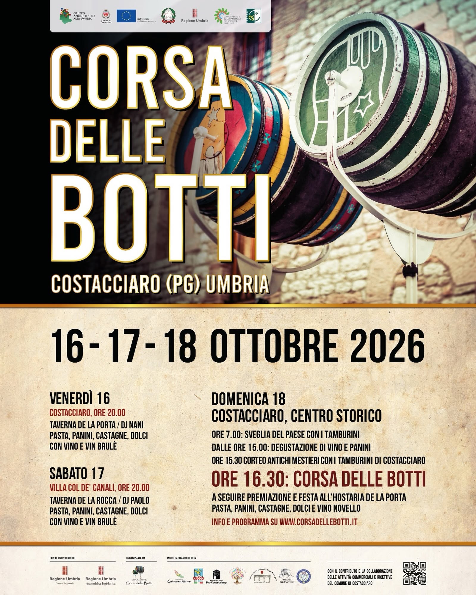 Corsa delle Botti in Costacciaro