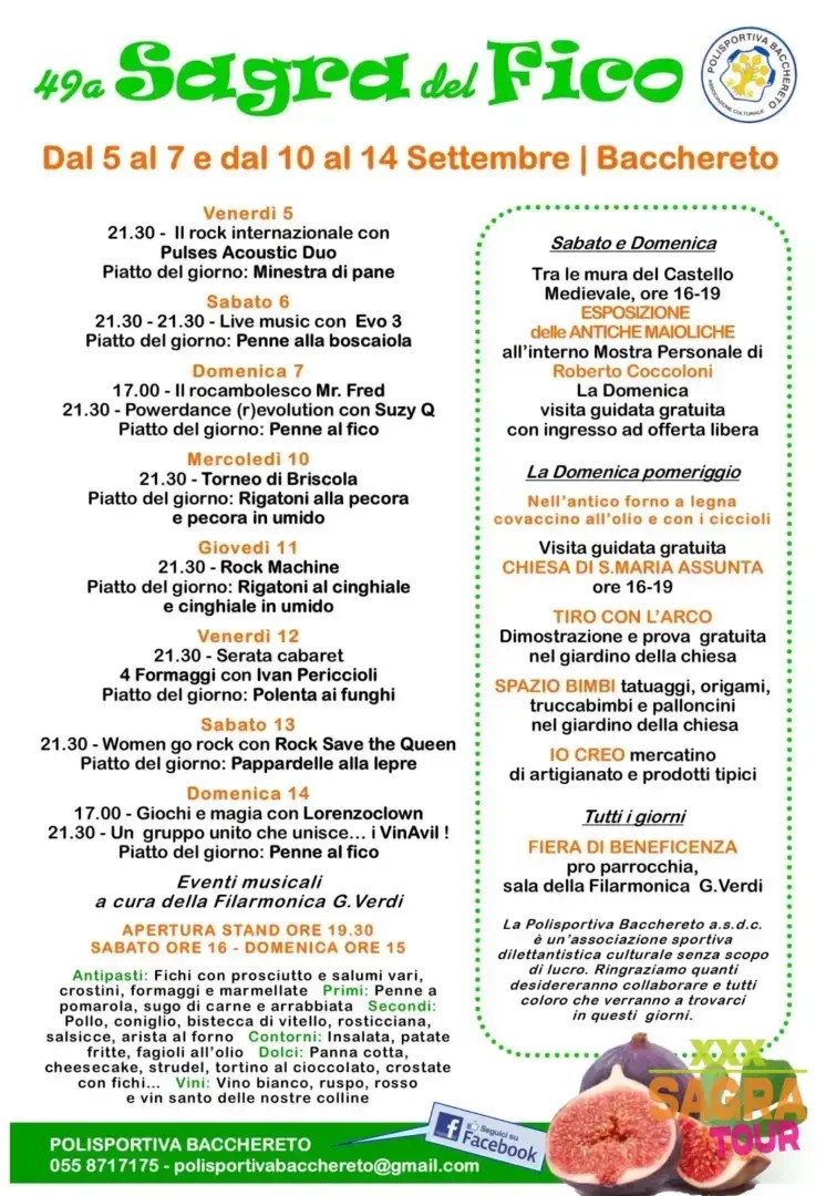 Sagra del Fico – The Fig Festival in Bacchereto