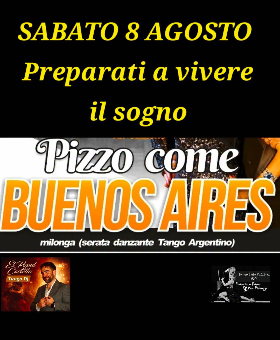 Pizzo come Buenos Aires