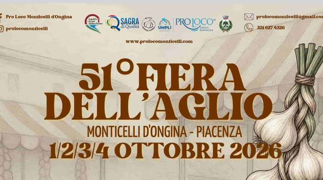 Fiera dell’Aglio – Monticelli d’Ongina Garlic Festival