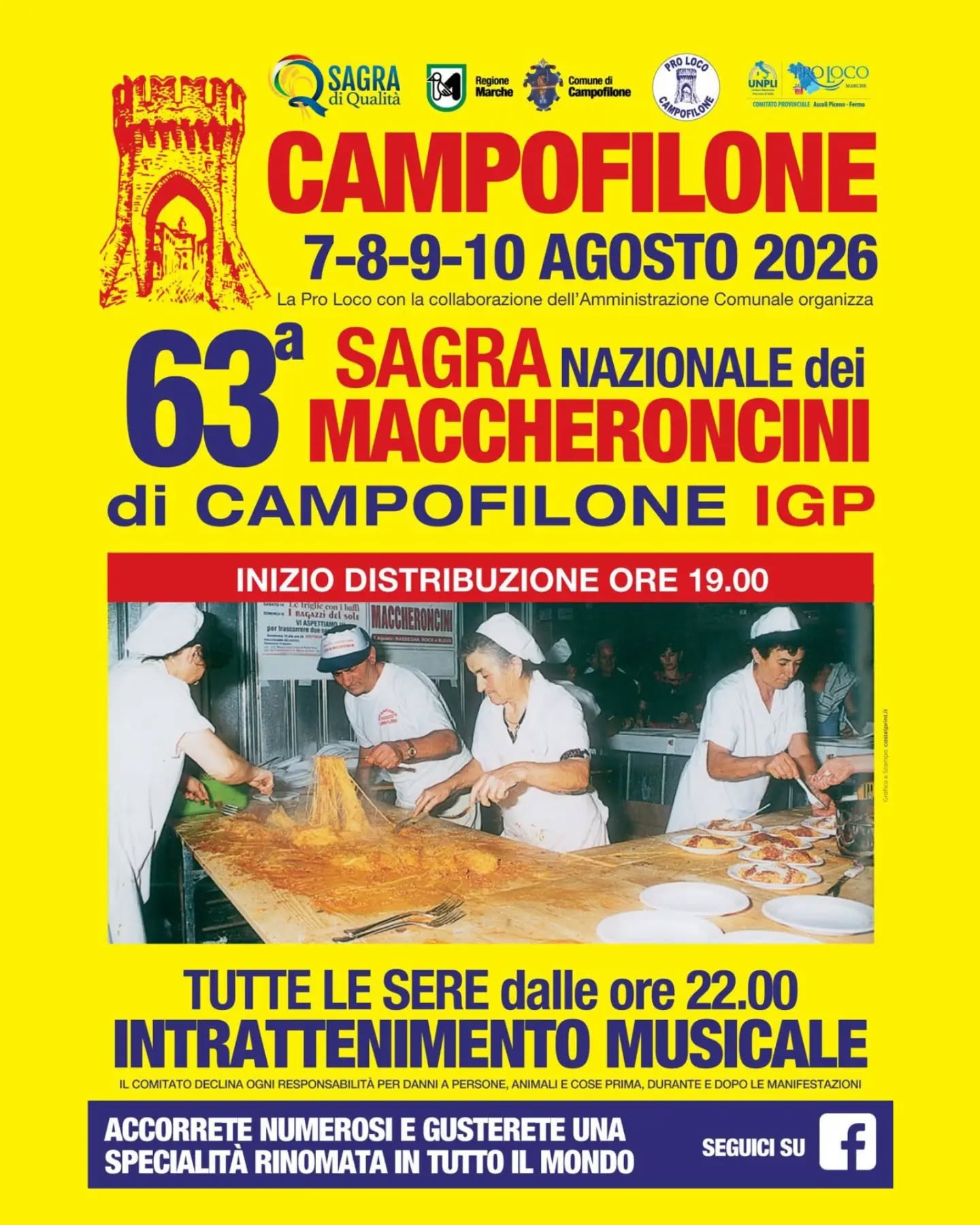 Sagra Nazionale dei Maccheroncini di Campofilone IGP