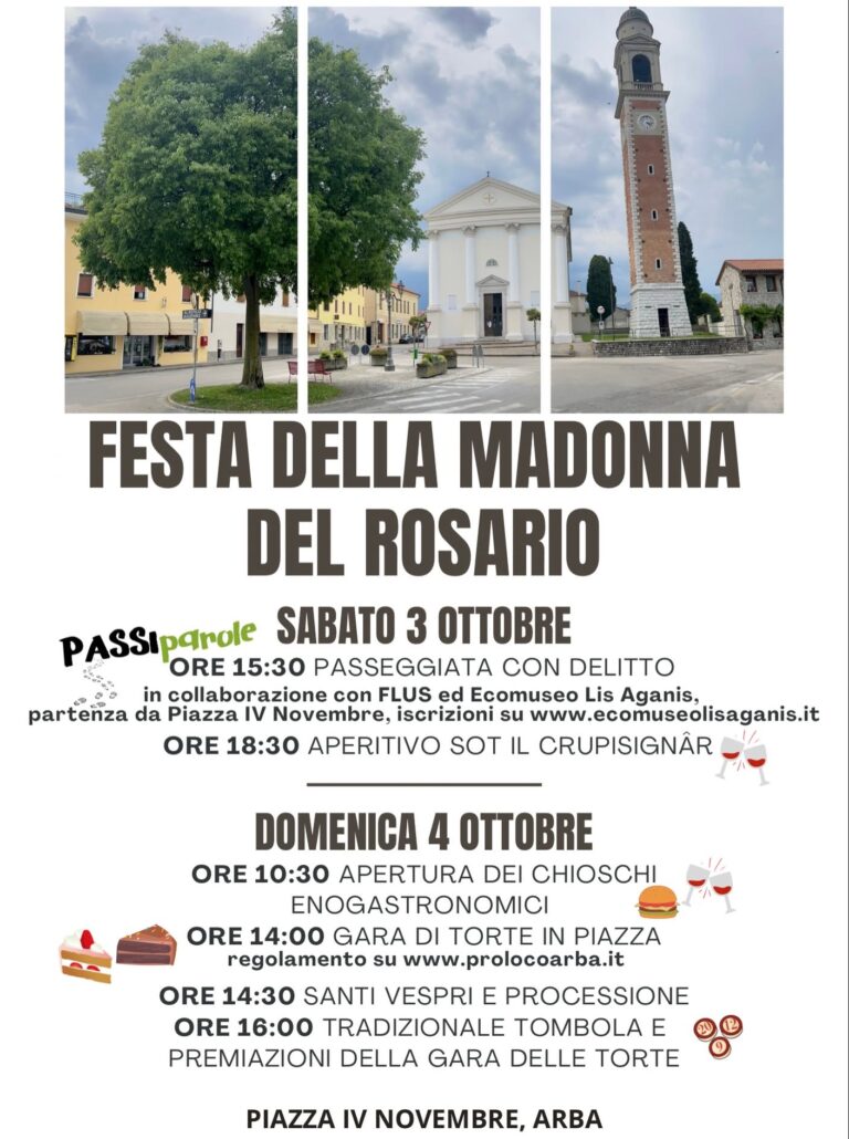 Festa della Madonna del Rosario in Arba