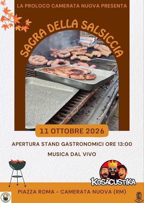 Sagra della Salsiccia - Sausage Festival in Camerata Nuova