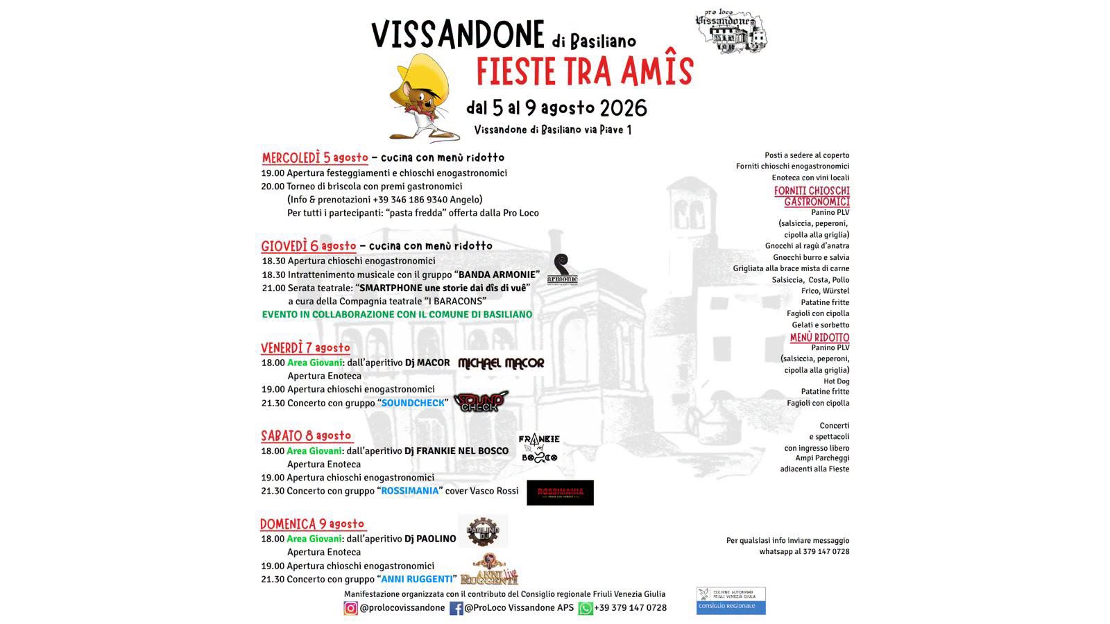 Fieste tra Amis
