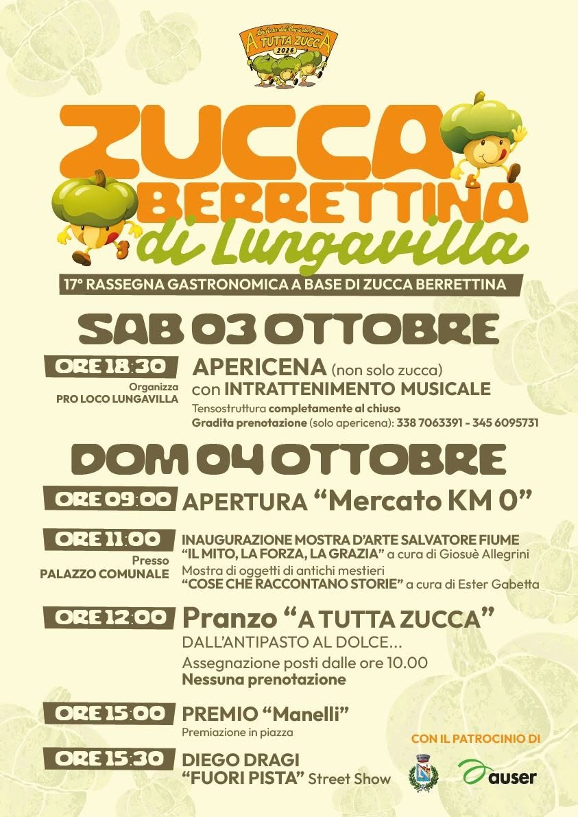 17th Berrettina Pumpkin Gastronomic Review