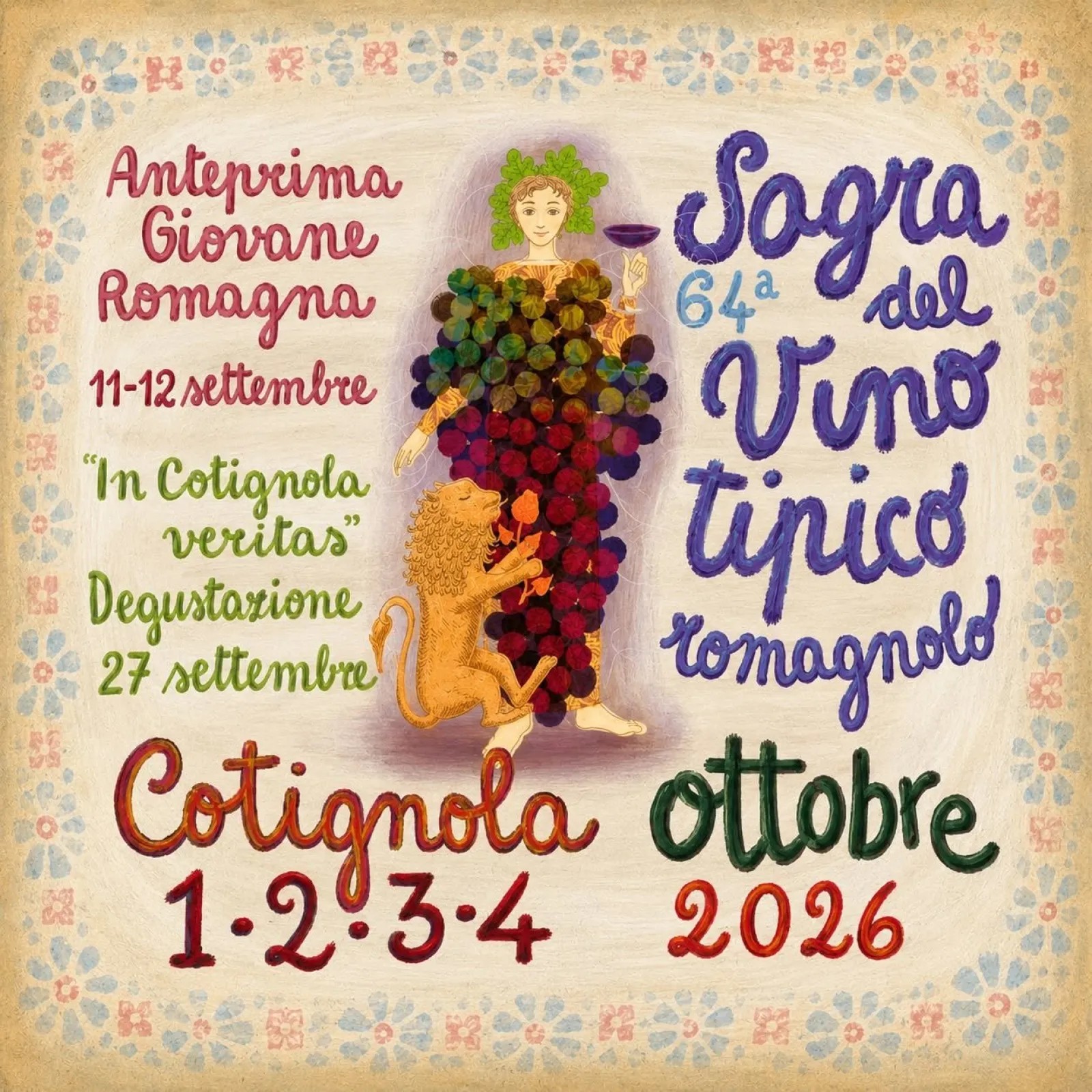 64th Sagra del vino romagnolo in Cotignola (RA)