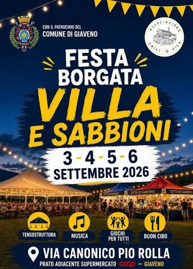 Festa Borgata Villa e Sabbioni