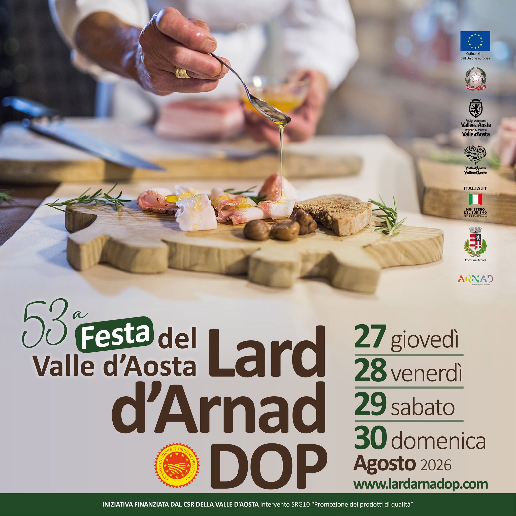 Festa del Valle d’Aosta Lard d’Arnad D.O.P.