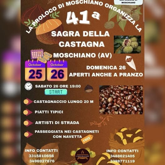 Sagra della Castagna in Moschiano
