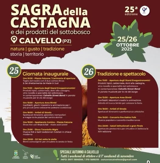 26th Sagra della Castagna e dei prodotti del sottobosco
