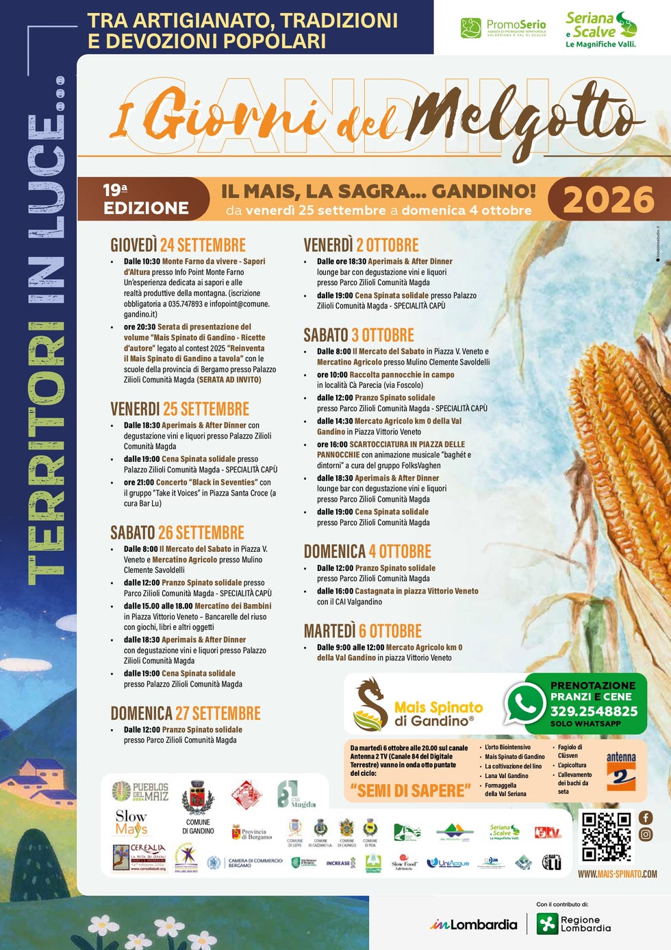 I Giorni del Melgotto: Gandino's Spiked Corn Festival