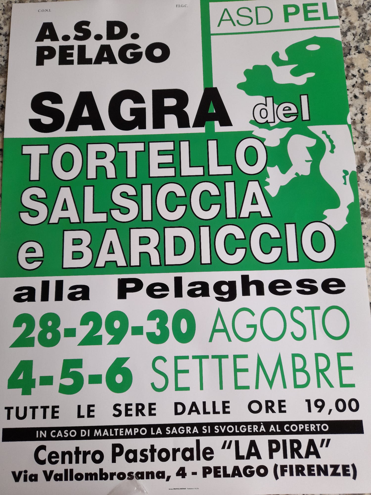 Sagra Del Tortello, Salsiccia E Bardiccio Alla Pelaghese