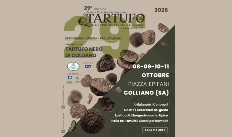 National Truffle and Local Products Market Fair in Colliano (SA)