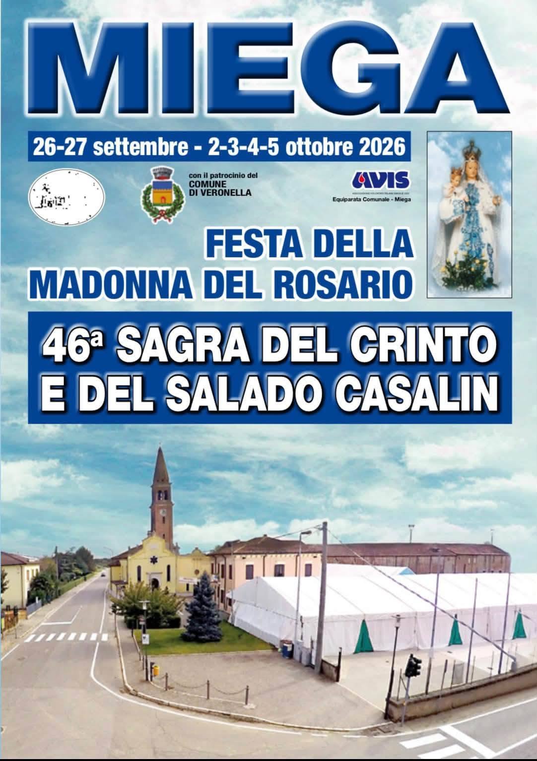 Festa della Madonna del Rosario e Sagra del Crinto e del Salado Casalin