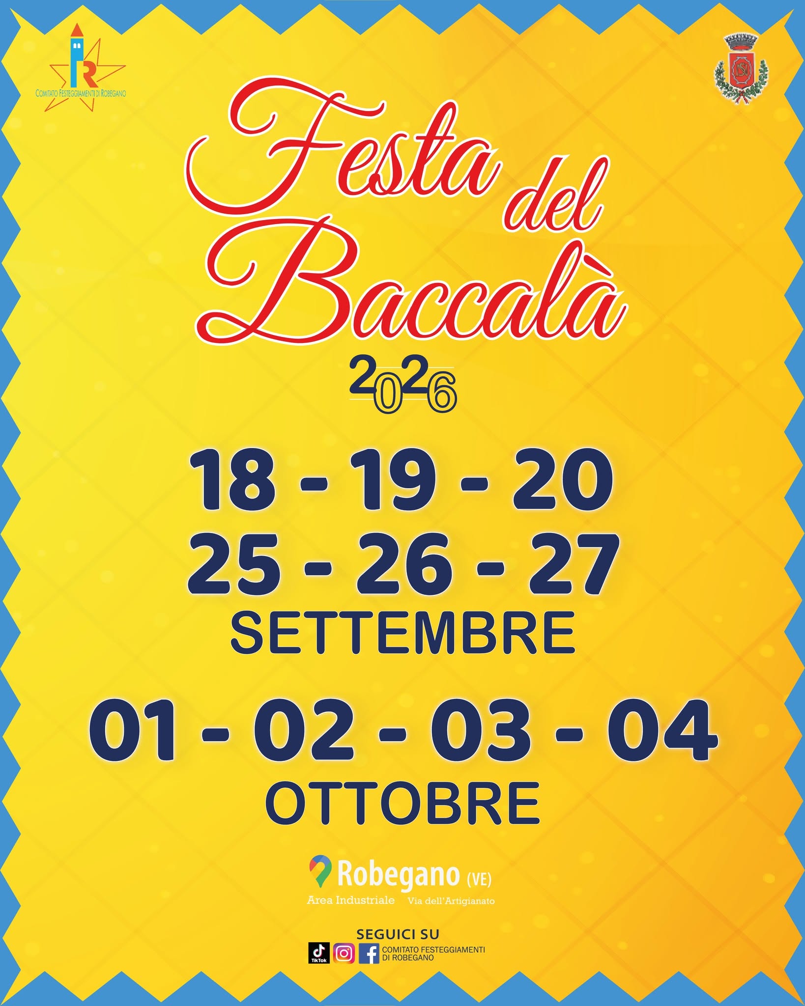 Festa del Baccalà in Robegano, Salzano (VE)