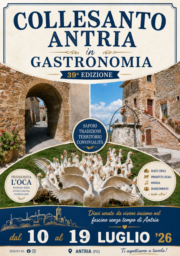 Collesanto Antria in Gastronomia