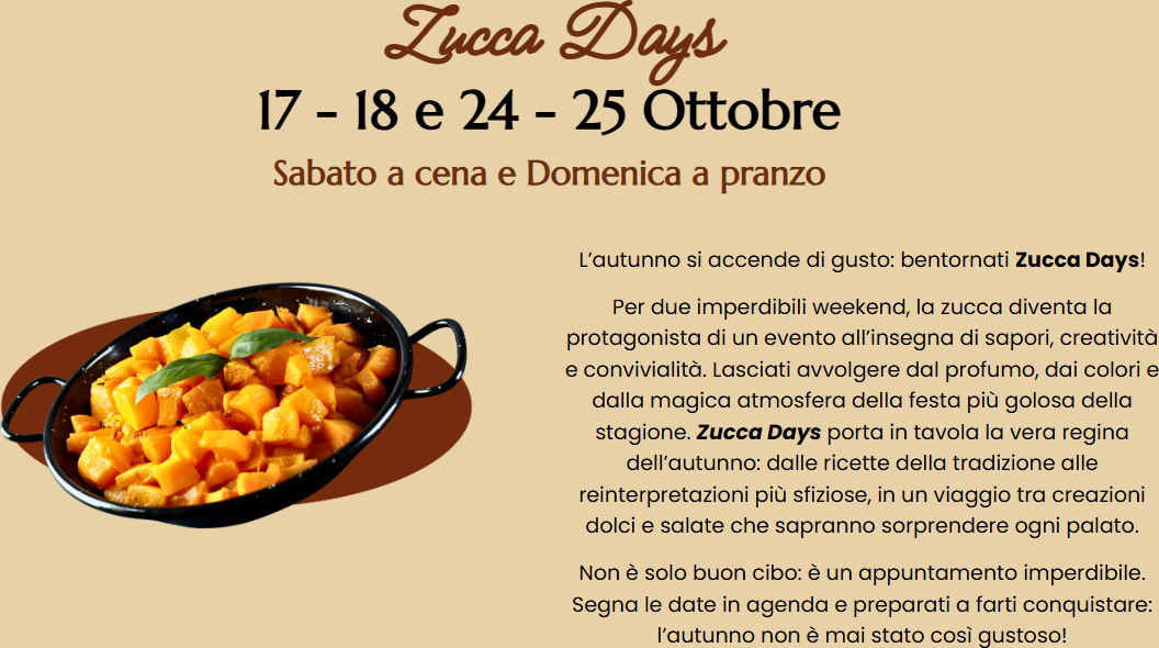 Zucca Days