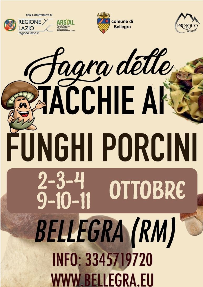 Sagra delle Tacchie ai Funghi Porcini