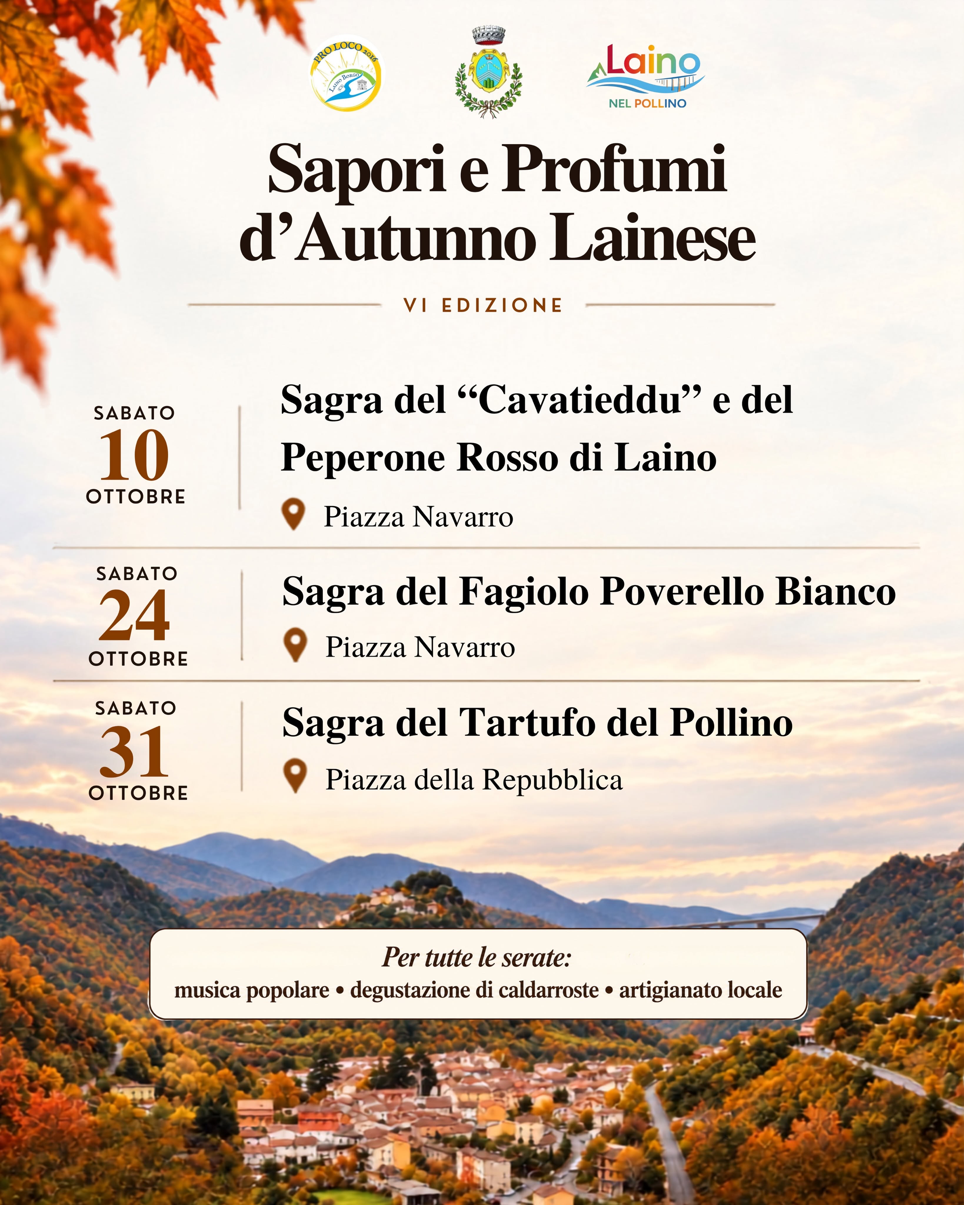 Sapori e Profumi d'Autunno Lainese: Autumn Flavors & Scents