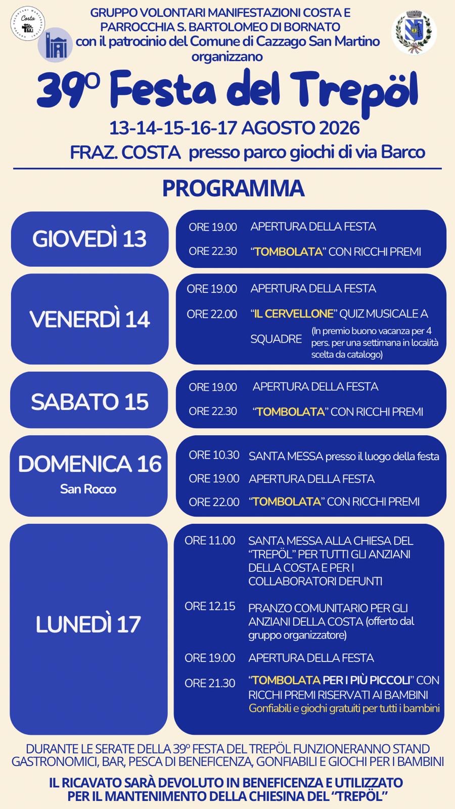 39° Festa del Trepöl