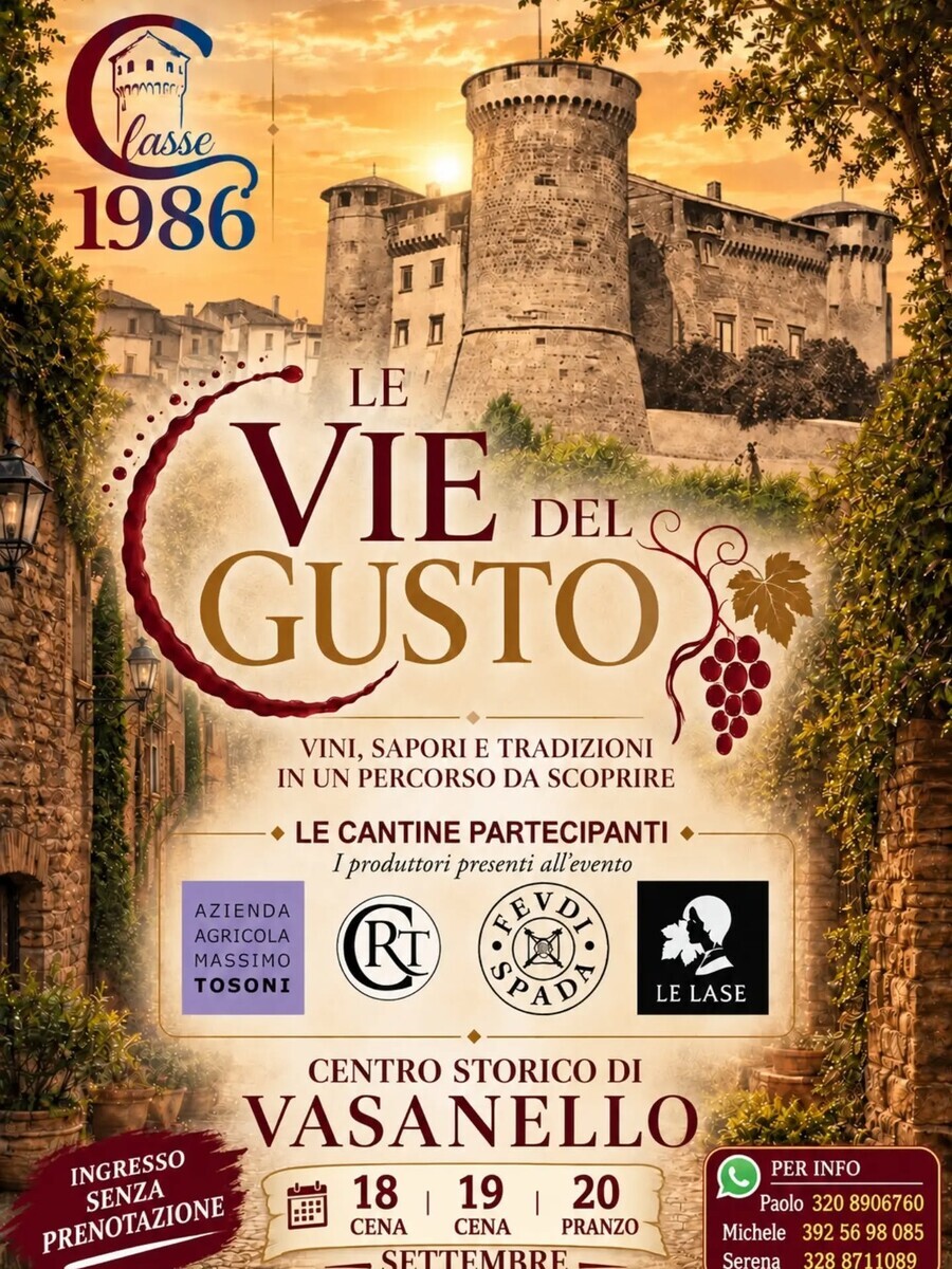 Le Vie del Gusto di Vasanello