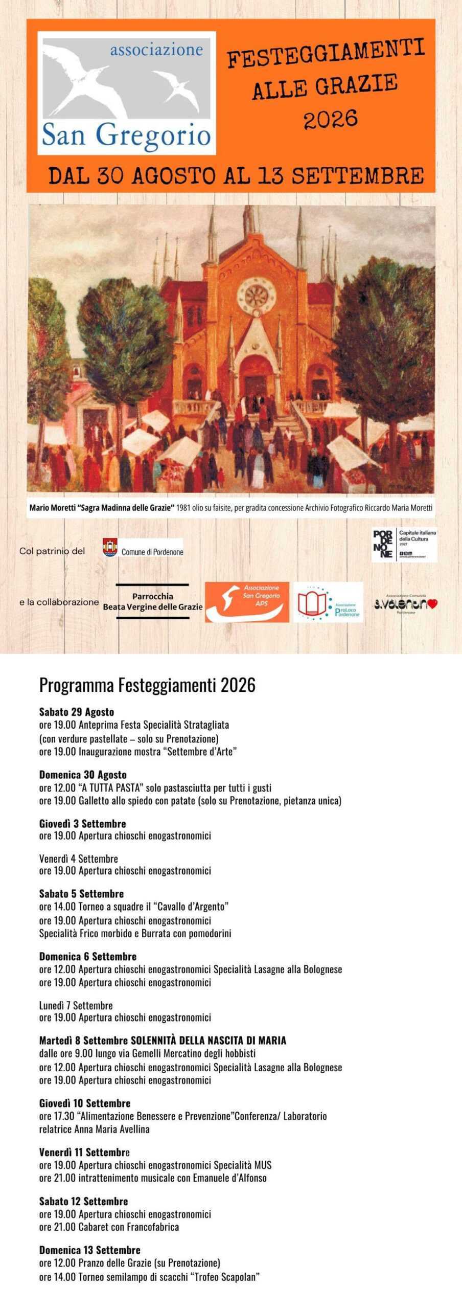 Festeggiamenti alle Grazie