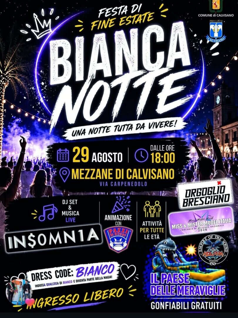 Bianca Notte – The White Night Summer's End Party