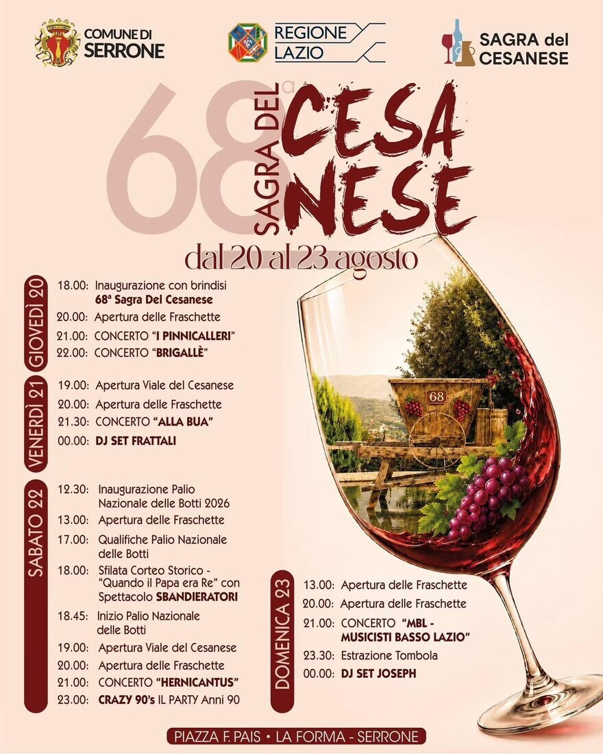Sagra del Cesanese e Palio Nazionale delle Botti