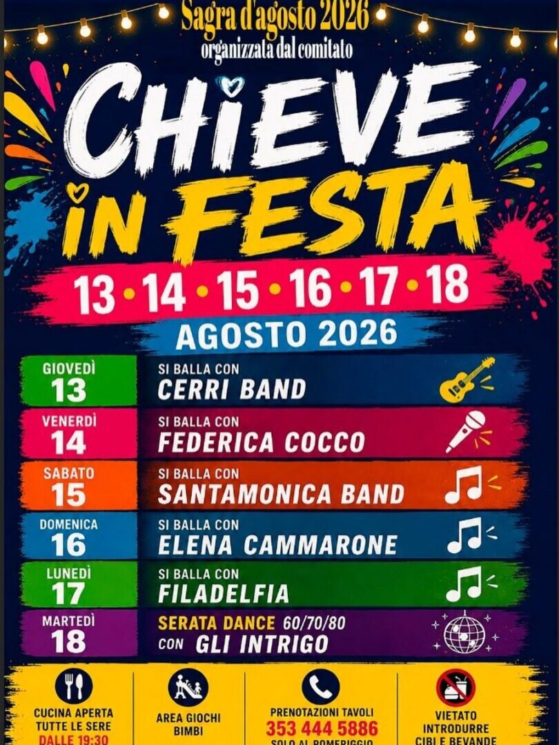 Chieve in festa