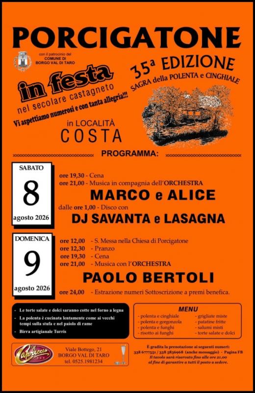 Porcigatone In Festa