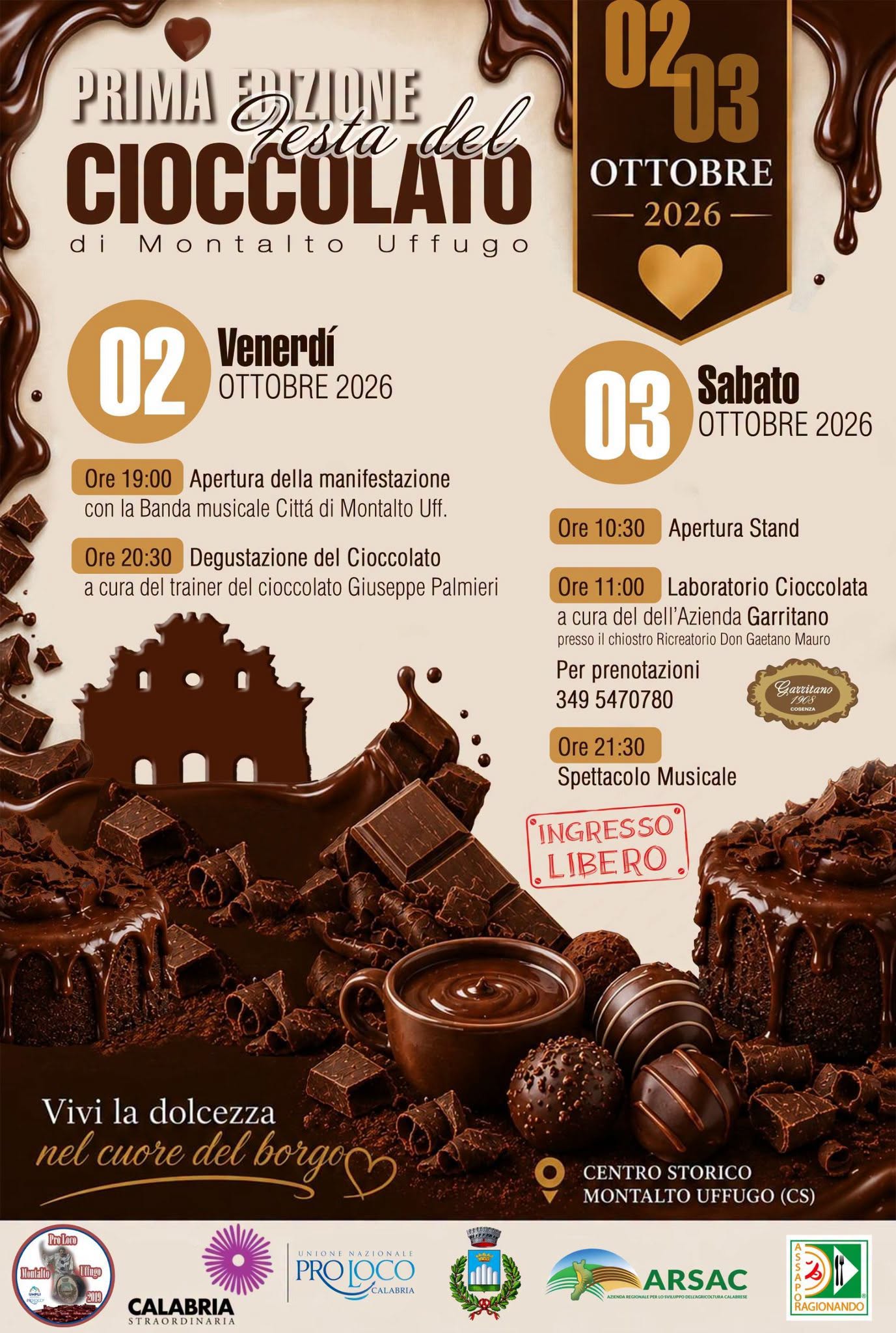 Festa del Cioccolato a Montalto Uffugo