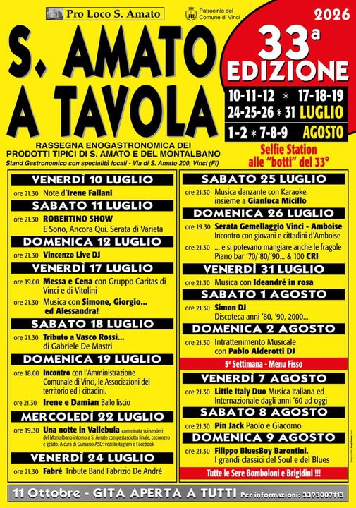 Sant'Amato a Tavola